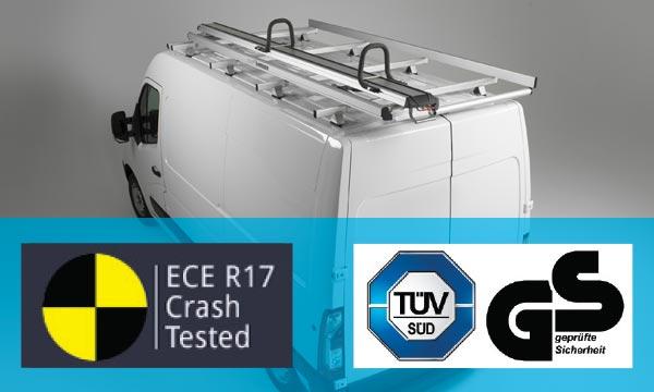Leiterträger / Leiterlift G2000 Harrier aus Aluminium für Peugeot Expert L3H1 ( 2016- ) Leiterträger / Leiterlift G2000 Harrier aus Aluminium für Peugeot Expert L3H1 ( 2016- )